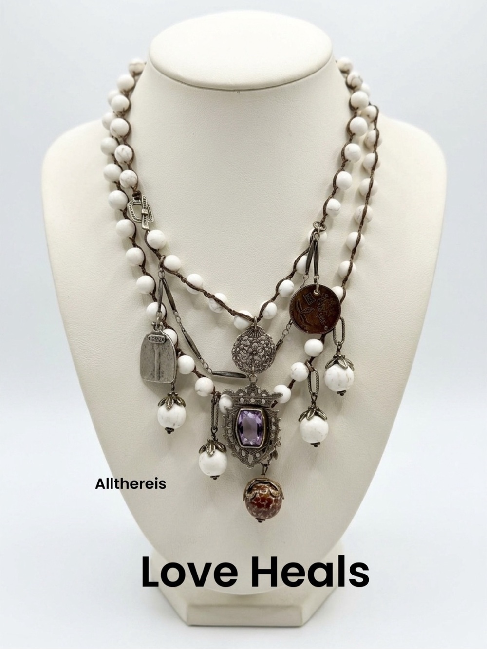 Love Heals necklace rare White!